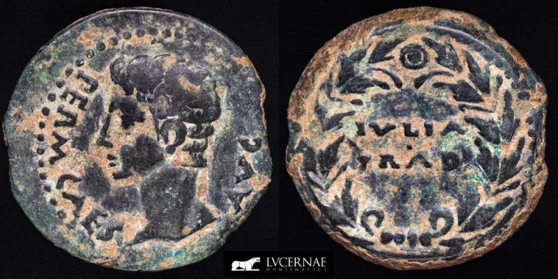 Roman Empire - Augustus (27 B.C.-14 A.D.)
Bronze As (9,09 g., 24 mm.) Julia Trad...
