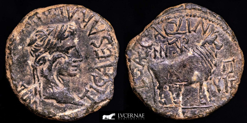 Roman Empire - Hispania (Turiaso, actual Tarazona, Zaragoza), Tiberius, AD 14-37...