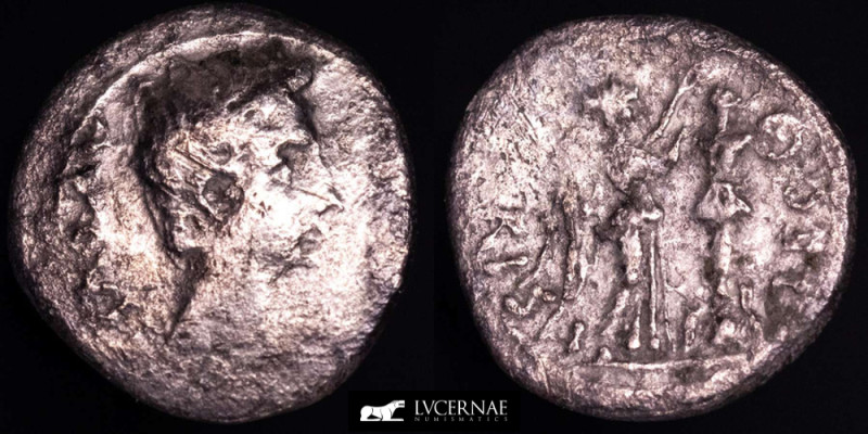 Roman Imperial - Augustus (27 B.C. - 14 A.D.) Silver quinarius (1.60 g. 14 mm.)....
