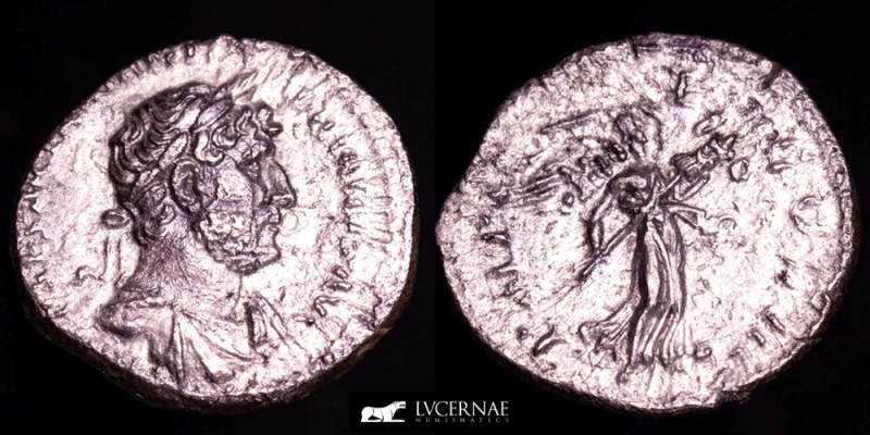 Roman Empire - Hadrian (117 - 138 A.D.)
Silver denarius (2.77 g. 17 mm.), from ...