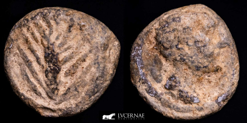 Hispania in Roman Republic times.

Lead Tessera (6,98 g. 17 mm.) monetiform lead...