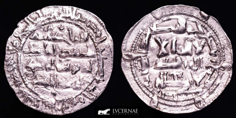 Islam, Al-Andalus - Emirate of Córdoba - Abd al-Rahman II. Silver dirham (2,56 g...
