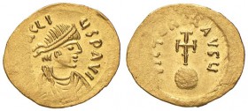 Eraclio (610-641) Semisse - Busto diademato a d. - R/ Croce potenziata su globo - Sear 784 AU (g 2,26)

qFDC