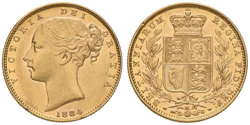 AUSTRALIA Vittoria (1837-1901) Sterlina 1884 M - Fr. 12 AU (g 8,00) Minimo graff...
