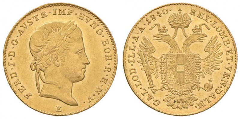 AUSTRIA Ferdinando I (1835-1848) Ducato 1840 E Karlsburg - Fr. 226 AU (g 3,48)
...