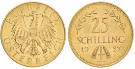 AUSTRIA Repubblica (1918-) 25 Scellini 1927 - Fr. 521 AU

qFDC