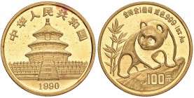 CINA Repubblica Popolare - 100 Yuan 1990 - Fr. B4 AU (g 31,4)

FS