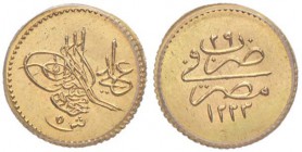 EGITTO Mahmud II (1808-1839) 5 Qirsh 1223 AH 29 - AU (g 8,47) In slab PCGS MS64

FDC