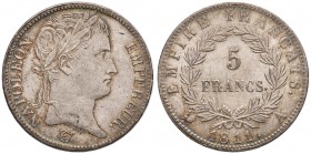 FRANCIA Napoleone (1804-1814) 5 Franchi 1811 A - Gad. 584 AG (g 24,91)

qFDC