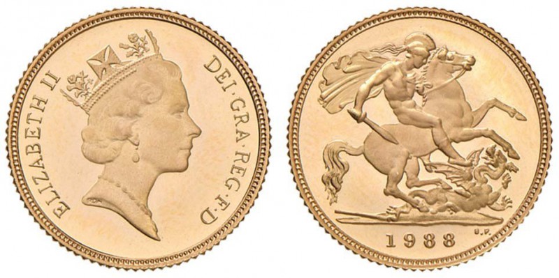 INGHILTERRA Elisabetta II (1952-) Mezza sterlina 1988 - AU (g 4,00)

FS