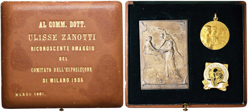 Milano - Esposizione Internazionale / Inaugurazione del Sempione 1906 - Astuccio...