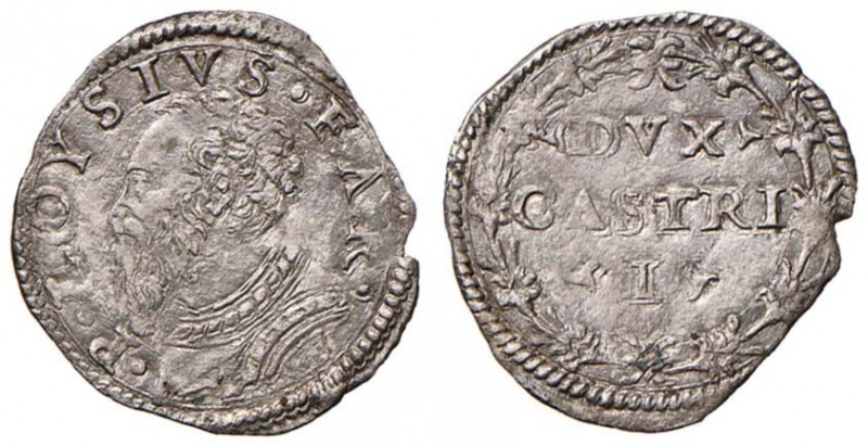 CASTRO Pier Luigi Farnese (1545-1547) Mezzo grosso - CNI 37 AG (g 0,61) RR 

S...