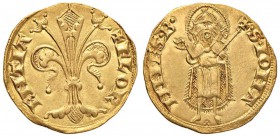 FIRENZE Repubblica - Fiorino, 1252-1303, simbolo 3 punti sotto i piedi - Bernocchi 98, CNI manca AU (g 3,52) RRR

qFDC
