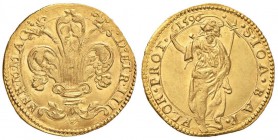 FIRENZE Ferdinando I (1587-1609) Ducato gigliato 1596 - MIR 213/2 AU (g 3,51) R Conservazione eccezionale, un vero gioiello numismatico, rarissimo in ...