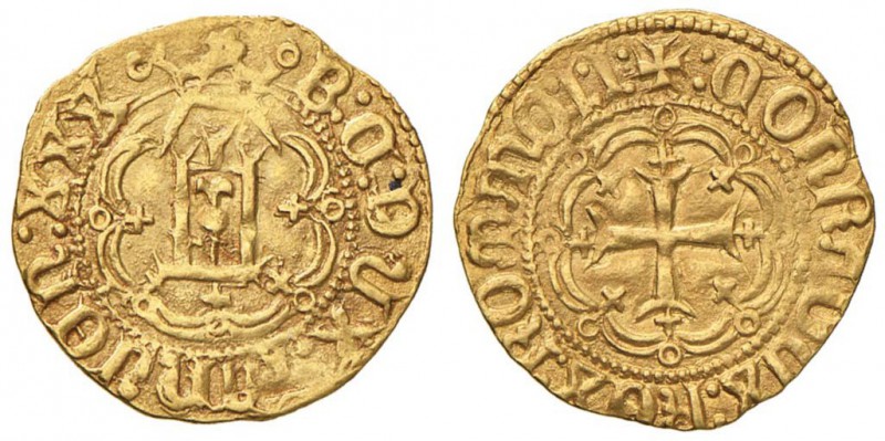 GENOVA Battista di Campofregoso (doge XXX, 1478-1483) Ducato - MIR 120 AU (g 3,5...