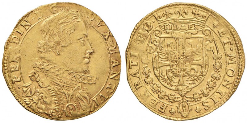 MANTOVA Ferdinando Gonzaga (1622-1626) Quadrupla - MIR 580 AU (g 13,23) RRR Sple...