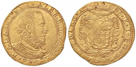MASSA DI LUNIGIANA Alberico Cybo Malaspina (1559-1623) Quadrupla 1593 - MIR 296 AU (g 13,10) RRR Leggera ribattitura al D/ ma bellissimo esemplare

...