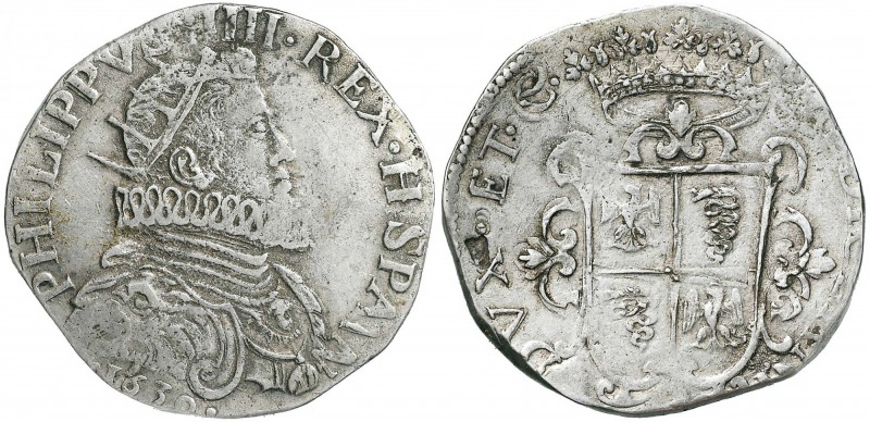 MILANO Filippo IV (1621-1665) Ducatone 1630 - Crippa 11; MIR 361/5 AG (g 32,04) ...