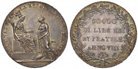 MILANO Repubblica Cisalpina (1797-1802) Scudo A. VIII h 6 - MIR 477 AG (g 23,10) Bella patina iridescente

SPL+