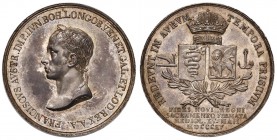 MILANO Francesco I (1815-1835) Medaglia 1815 per il Giuramento - Opus: Manfredini - AG (g 12,00 - Ø 30 mm) Conservazione eccezionale con delicata pati...