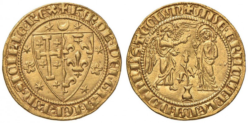 NAPOLI Carlo I d’Angiò (1266-1285) Saluto d’oro - MIR 18 AU (g 4,35)

SPL+...