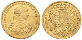 NAPOLI Ferdinando IV (1759-1799) 6 Ducati 1762 - Magliocca 185 AU (g 8,85) Splendido esemplare dal metallo lucente

qFDC/FDC