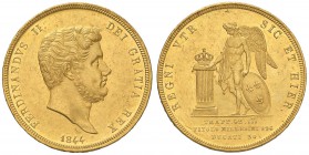NAPOLI Ferdinando II (1830-1859) 30 Ducati 1844 - Magliocca 484 AU (g 37,92) R Conservazione eccezionale con i fondi lucenti 

qFDC/FDC