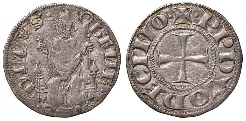 Benedetto XII (1334-1342 Macerata - Grosso - Munt. 1 AG (g 1,50) RR Dall’asta No...