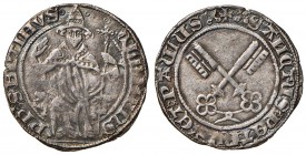 Clemente VII (1378-1394) Grosso - Munt. 7 AG (g 2,24) RR Leggermente poroso

BB