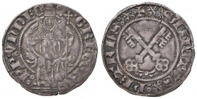 Gregorio XI (1370-1378) Grosso - Munt. 14 AG (g 2,64) RR Poroso, frattura del tondello

BB