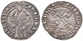 Giovanni XXIII (1410-1419) Avignone - Carlino - AG (g 2,19) RRR Graffietti

MB+