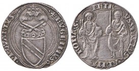Eugenio IV (1431-1447) Grosso II tipo - Munt. 18 AG (g 4,00) Porosità 

BB+