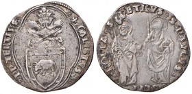 Callisto III (1455-1458) Grosso - Munt. 11 AG (g 3,63) RR Depositi e graffietti

BB