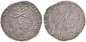 Pio II (1458-1464) Grosso - Munt. 18 AG (g 3,70) RRR Poroso 

BB+