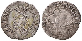Paolo II (1464-1471) Spoleto - Bolognino marchigiano - Munt. 84 AG (g 0,89) RR

BB