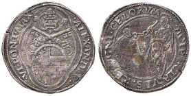 Alessandro VI (1492-1503) Doppio Grosso - Munt. 15 AG (g 6,09) RR Porosità diffusa

BB