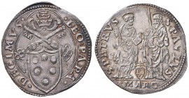 Leone X (1513-1521) Ancona - Giulio - Munt. 69 AG (g 3,73) R Un marginale difetto di conio ed una modesta porosità al ciglio ma bellissimo esemplare c...