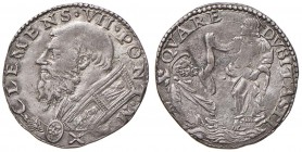 Clemente VII (1523-1534) Doppio carlino - Munt. 43 AG (g 5,39) R Bel metallo senza porosità 

qSPL