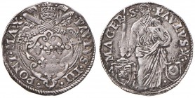 Paolo III (1534-1549) Macerata - Giulio - Munt. 144 AG (g 3,25) 

qSPL