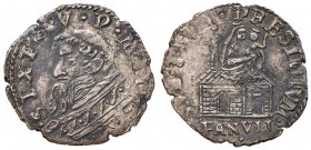 Sisto V (1585-1590) Fano - Baiocco - Munt. 112 MI (g 0,86) RR 

BB