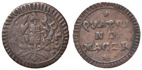 Repubblica Romana (1798-1799) Macerata - Quattrino - Bruni 2 CU (g 0,93) RRR

qBB