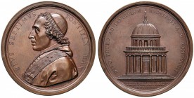 Pio VII (1800-1823) Medaglia 1807 - Opus: Mercandetti - Patrignani 51; Bertuzzi 84 AE (g 129,27 - Ø 67 mm) 

FDC