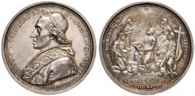 Pio VII (1800-1823) Medaglia 1807 A. VIII - Opus: Mercandetti - AG (g 21,86) 

SPL+/FDC