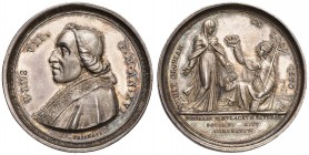 Pio VII (1800-1823) Medaglia A. XVI Incoronazione della Beata Vergine di Savona - Opus: Pasinati - AG (g 19,06) RR 

FDC