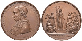 Leone XII (1823-1829) Medaglia Istituzione della Congregazione degli Studi - Opus: Cerbara - Bert. 14 AE (g 90,32 - Ø 56 mm)

FDC