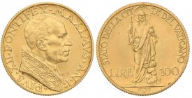 Pio XII (1939-1958) 100 Lire 1939 A. I - Nomisma 715 AU (g 5,20) R

FDC