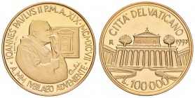 Giovanni Paolo II (1978-2005) 100.000 e 50.000 Lire 1997 - AU (g 15,00 + 7,50) Lotto di due monete in astuccio con certificato

FS