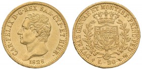 Carlo Felice (1821-1831) 20 Lire 1828 T L - Nomisma 549 AU

qFDC