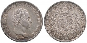 Carlo Felice (1821-1831) 5 Lire 1827 G - Nomisma 566 AG Sigillato SPL/qFDC “bella patina” da Cavaliere F.

SPL/qFDC