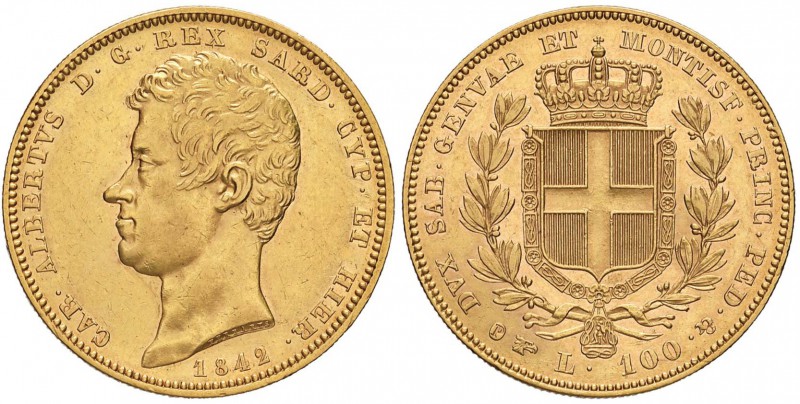 Carlo Alberto (1831-1849) 100 Lire 1842 T - Nomisma 633 AU RR

qSPL/SPL